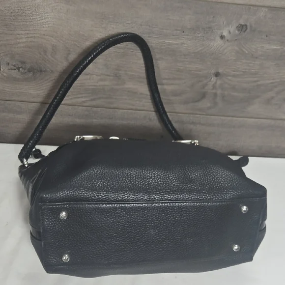 Brighton Black Pebble Leather Women's Bag - Picture 6 of 9